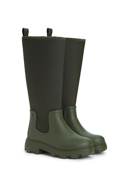 Yeşil Kadın Yağmur Botu - Görsel 3