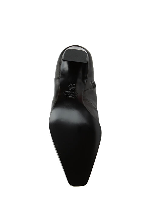 Siyah Kadın Deri Çizme - Görsel 6