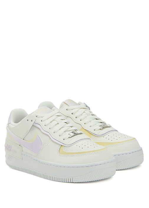 AF1 Shadow Beyaz Kadın Deri Sneaker - Görsel 3