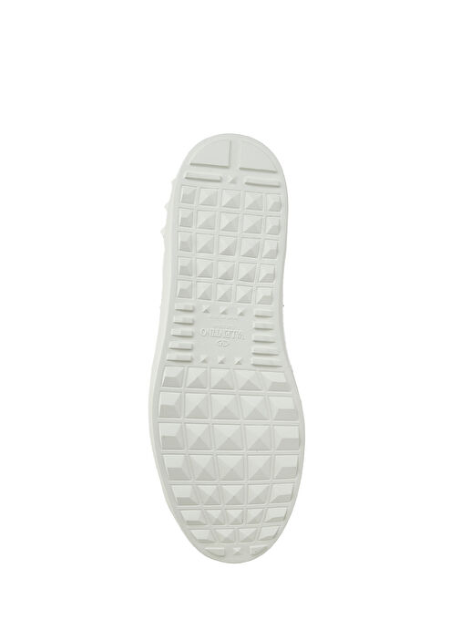 Open Siyah Beyaz Erkek Deri Sneaker - Görsel 6