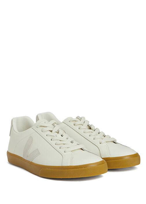 Esplar Beyaz Kadın Deri Sneaker - Görsel 3