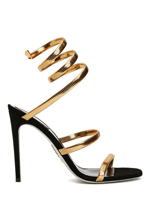 Siyah Gold Kadın Sandalet - Görsel 2