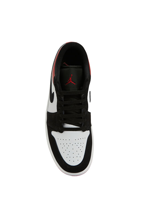 Air Jordan 1 Low Çok Renkli Erkek Deri Sneaker - Görsel 5