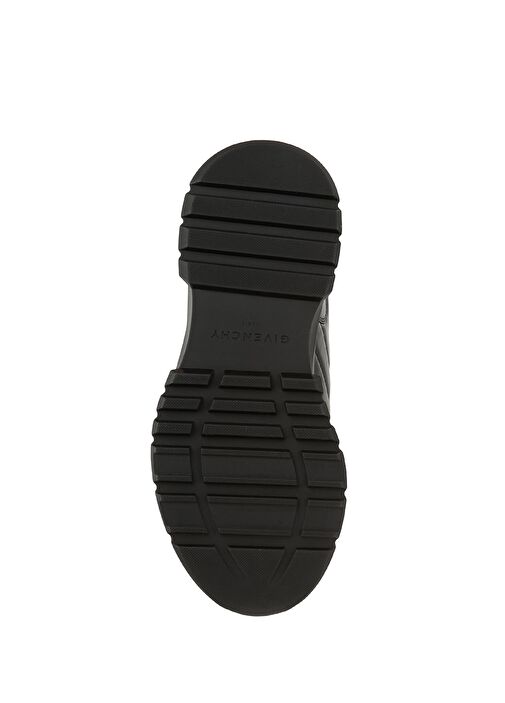 Siyah Erkek Deri Sneaker - Görsel 6