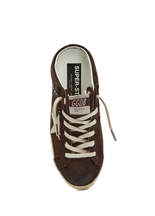 SStar Koyu Kahverengi Kadın Deri Terlik - Görsel 5