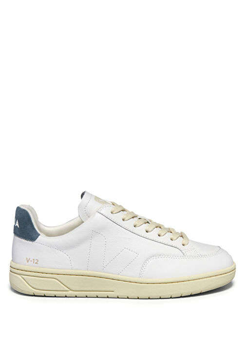 V-12 Beyaz Erkek Deri Sneaker - Görsel 2
