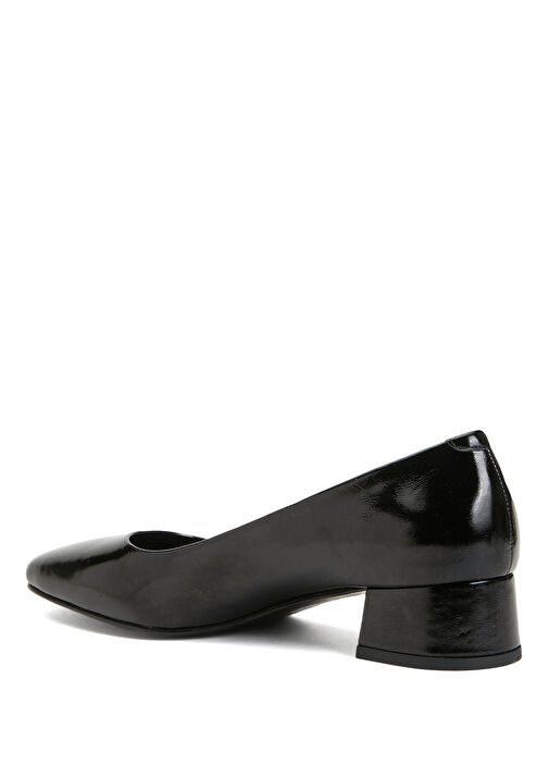 Siyah Kadın Deri Babet - Görsel 4