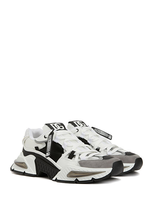 Siyah Beyaz Erkek Sneaker - Görsel 3