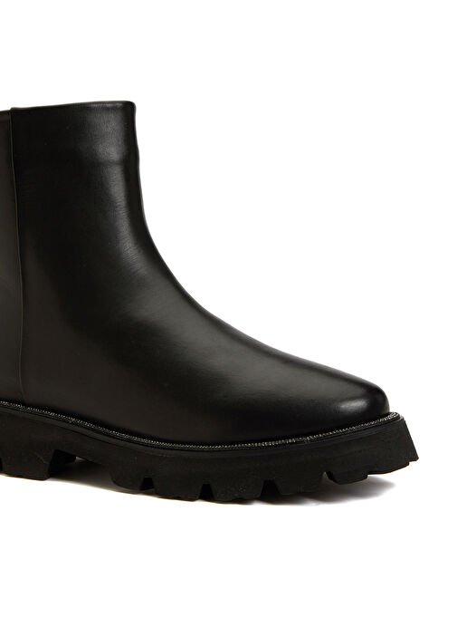 Network Network Siyah Kadın Deri Bot | Beymen Siyah - 7. görsel