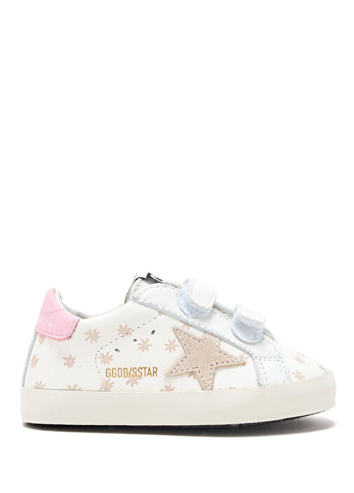 Sstar Beyaz Çocuk Deri Sneaker - Görsel 2