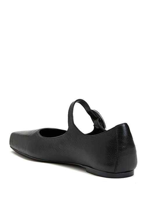 Billie Siyah Deri Babet - Görsel 4