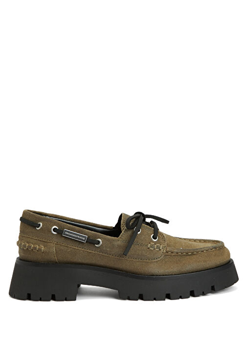 Carson Naturel Kadın Süet Loafer - Görsel 2