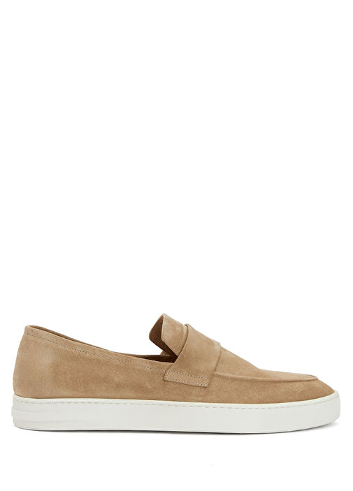 Bej Erkek Deri Spor Loafer - Görsel 2