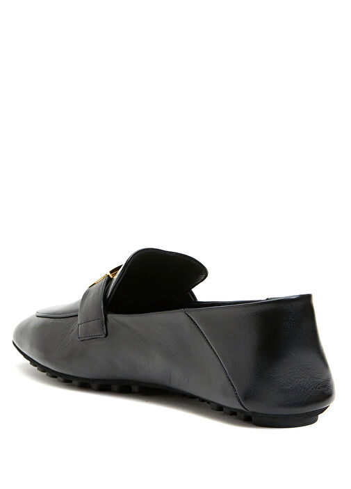 Baguette Siyah Erkek Deri Loafer - Görsel 4