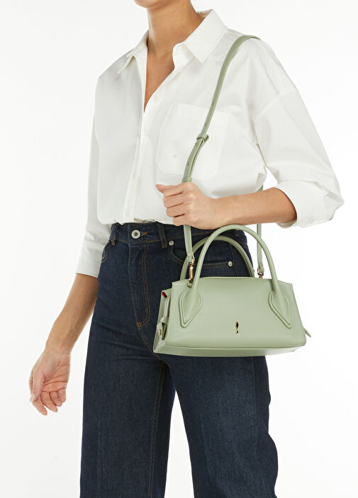 Christian Louboutin - Venus Mini Green Women's Leather Crossbody Bag
