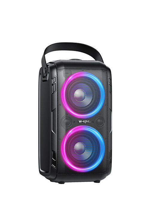 W-KING - T9-2 Partybox Işıklı IPX5 Kablosuz Stereo TWS Ses Bombası