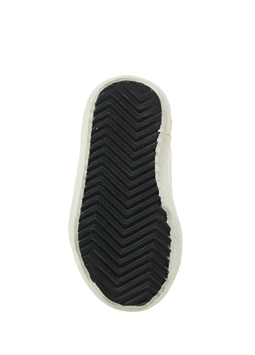 Old School Beyaz Unisex Çocuk Deri Sneaker - Görsel 6