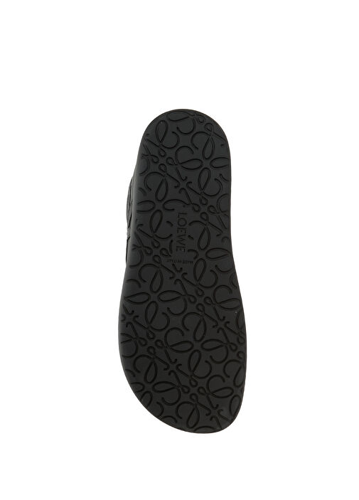 Siyah Erkek Deri Sneaker - Görsel 6