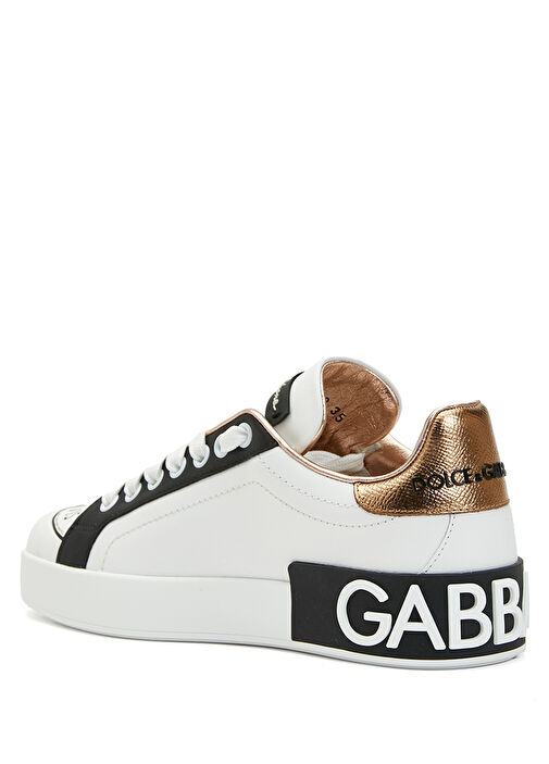 Portofino Beyaz Kadın Deri Sneaker - Görsel 4