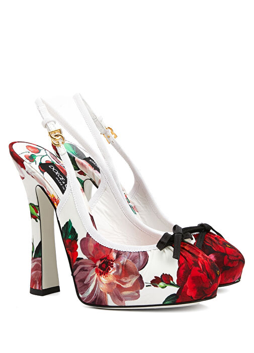 Çok Renkli Topuklu Ayakkabı - Görsel 3