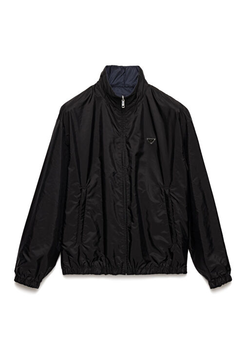 Prada Siyah Erkek Siyah Re-Nylon Dik Yaka Erkek Ceket 1917224 | Beymen