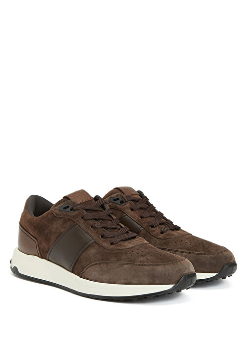 Siyah Kahve Erkek Deri Sneaker - Görsel 3