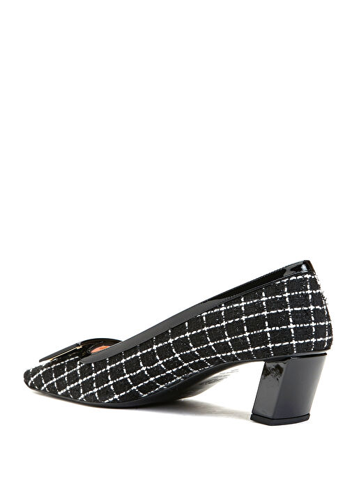 Siyah Topuklu Ayakkabı - Görsel 4