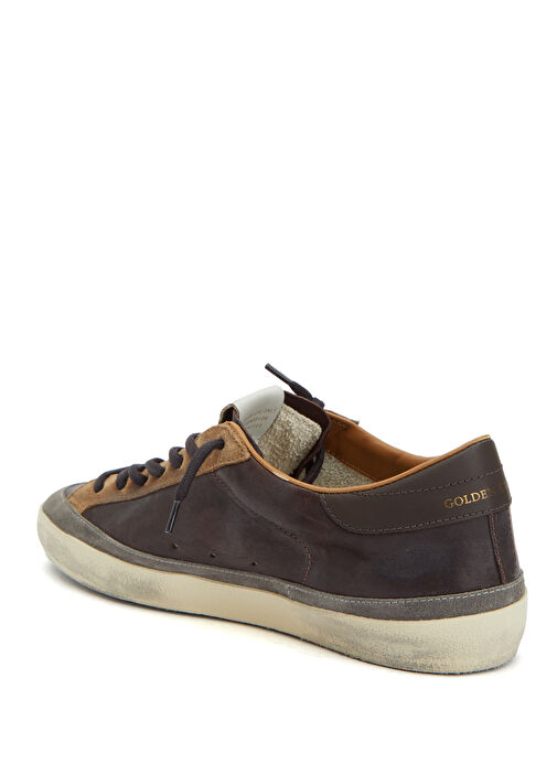 Private EDT Kahverengi Erkek Deri Sneaker - Görsel 4