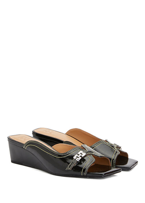 Siyah Kadın Terlik - Görsel 3