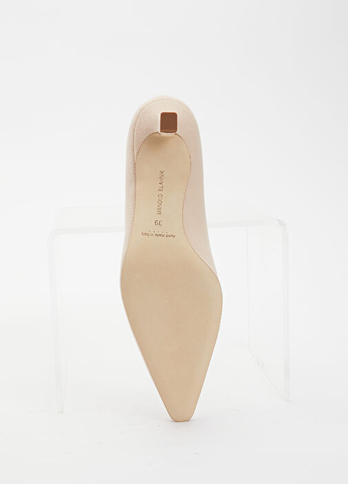 Grafa Krem Topuklu Ayakkabı - Görsel 6