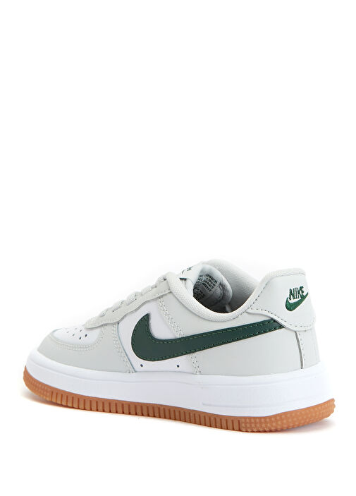 Force 1 Beyaz Çocuk Deri Sneaker - Görsel 4