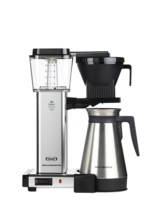 Moccamaster - KBGT 741 Termoslu Parlak Gümüş Filtre Kahve Makinesi