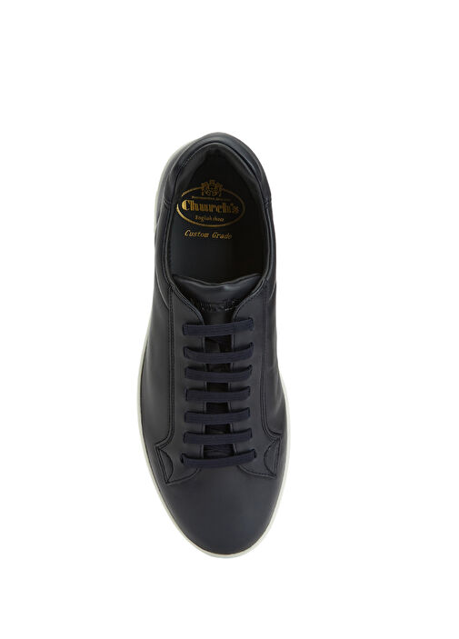 Ludlow 3 Lacivert Erkek Deri Sneaker - Görsel 5