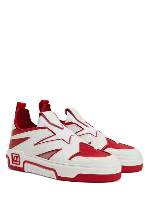 Astroflash Kırmızı Beyaz Erkek Deri Sneaker - Görsel 3