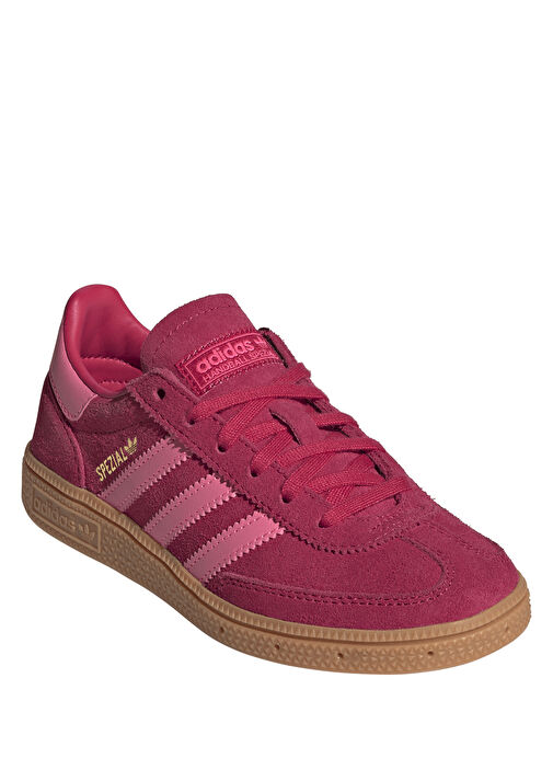 Handball Spezial Kırmızı Unisex Çocuk Deri Sneaker - Görsel 3