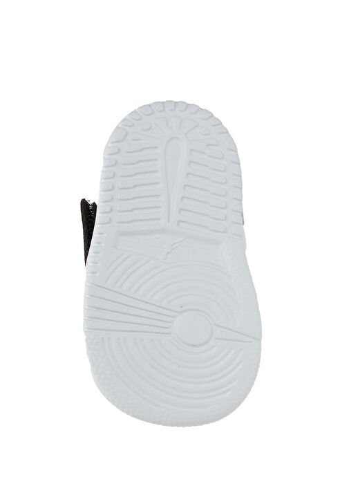 Sky Jordan 1 Siyah Silver Erkek Çocuk Deri Sneaker - Görsel 11