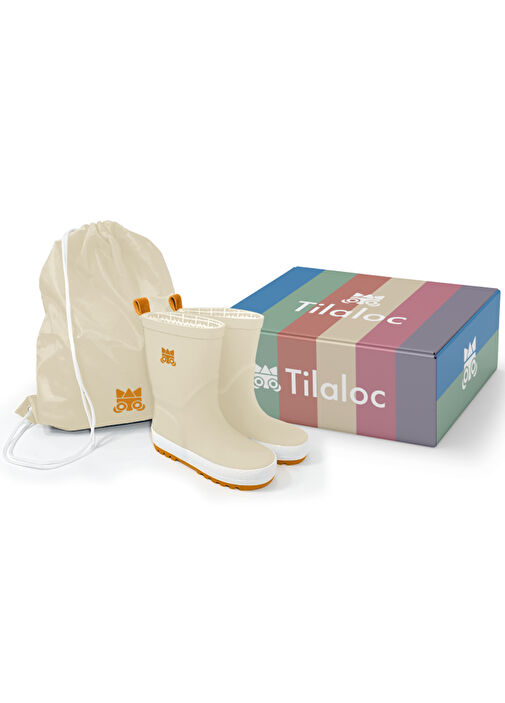 Tilaloc Cloud Cream Unisex Çocuk Yağmur Çizmesi - Görsel 7