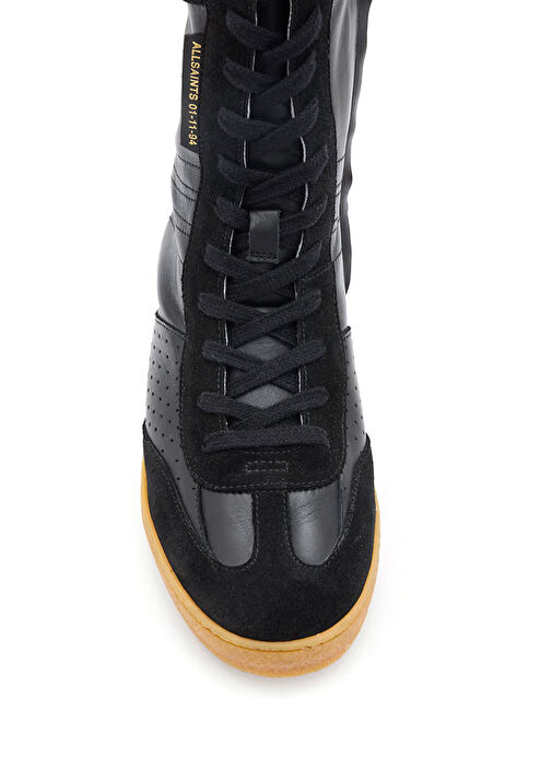 Louise Siyah Kadın Deri Sneaker - Görsel 6