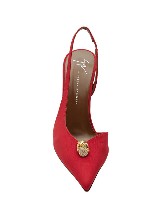 Intrigo Kırmızı Topuklu Ayakkabı - Görsel 4