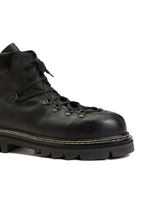 Siyah Erkek Deri Bot - Görsel 6