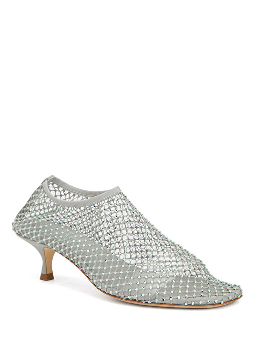 Koyu Gri Topuklu Ayakkabı - Görsel 3