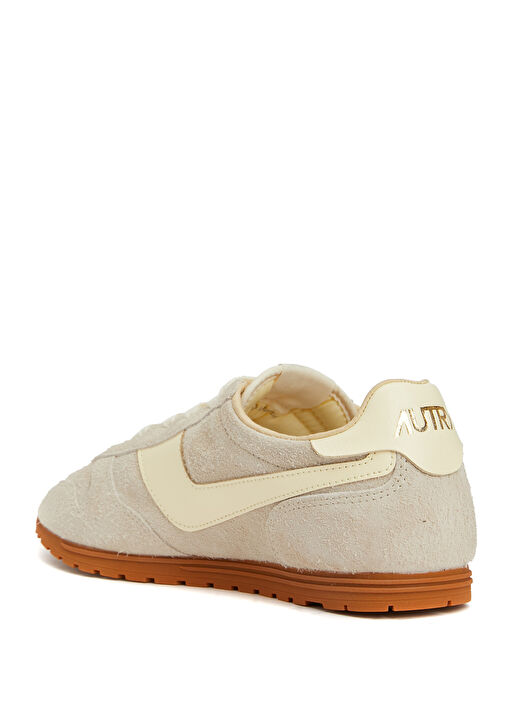 Bej Erkek Deri Sneaker - Görsel 4