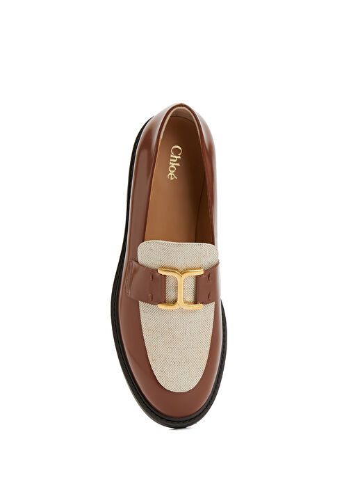 Marcie Taba Kadın Deri Loafer - Görsel 5