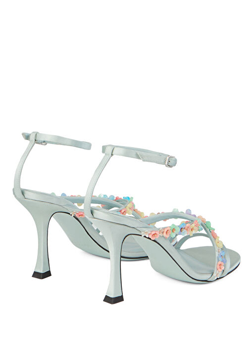 Jimmy Choo Jimmy Choo Gümüş Blanche Kadın Deri Sandalet Beymen'de! Gümüş - 4. görsel