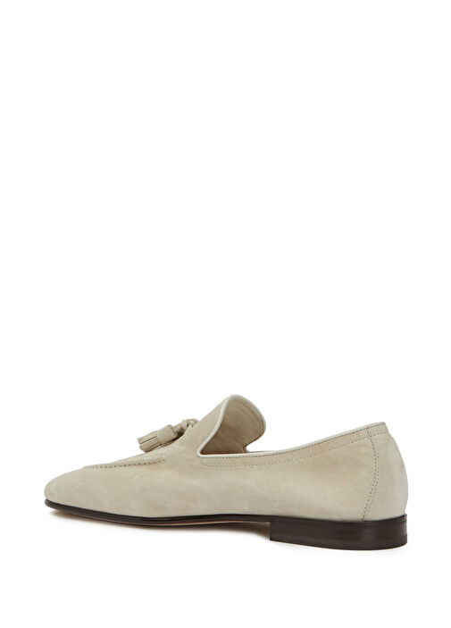 Brunello Cucinelli Bej Brunello Cucinelli Süet Erkek Loafer