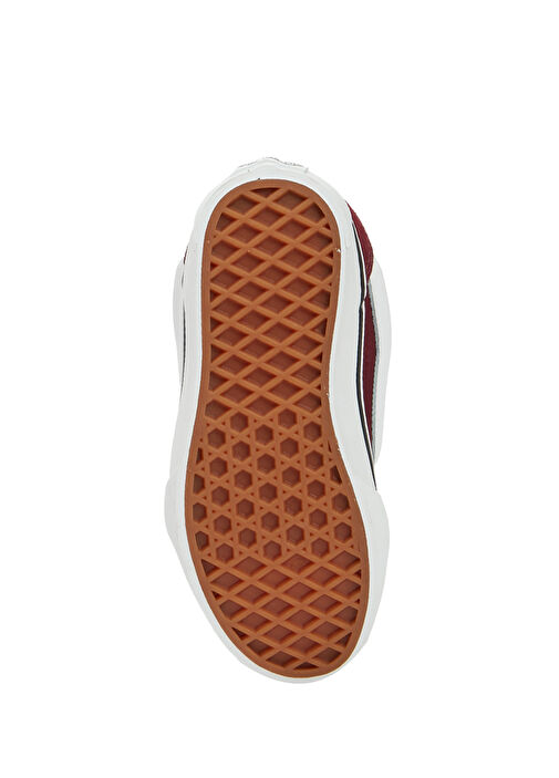 Knu Skool Bordo Unisex Çocuk Deri Sneaker - Görsel 6