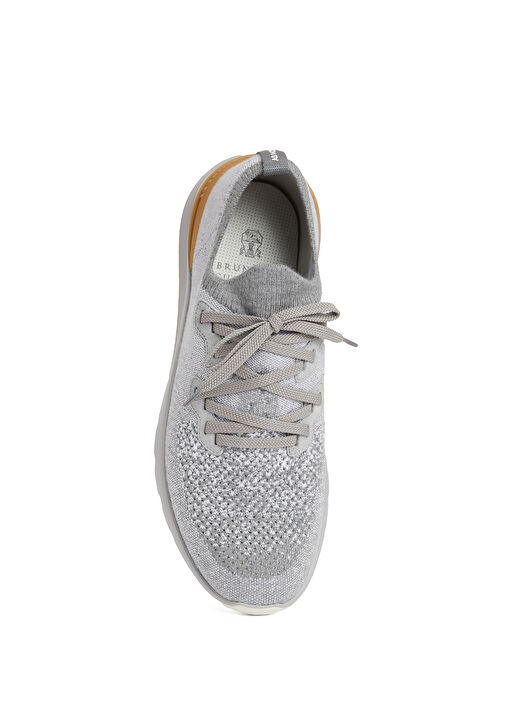 Gri Çorap Formlu Erkek Sneaker - Görsel 5