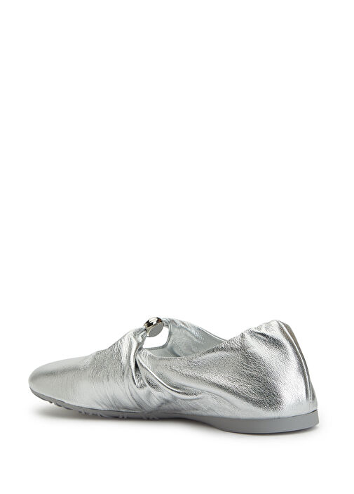 Loewe Loewe Gümüş Pebble Silver Deri Babet | Beymen Gümüş - 4. görsel