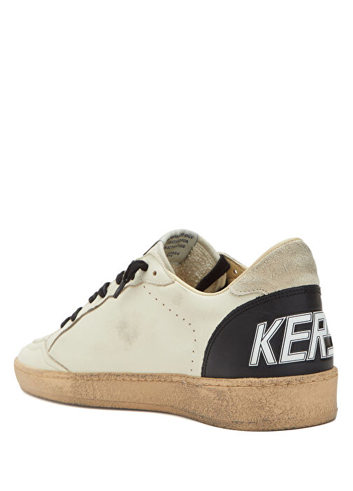 Ball-Star Beyaz Erkek Deri Sneaker - Görsel 4