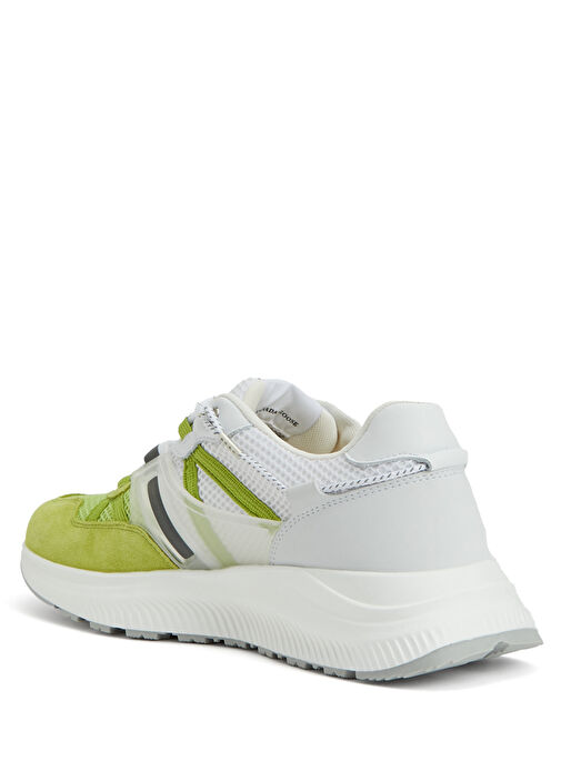 Beyaz Sarı Kadın Sneaker - Görsel 4